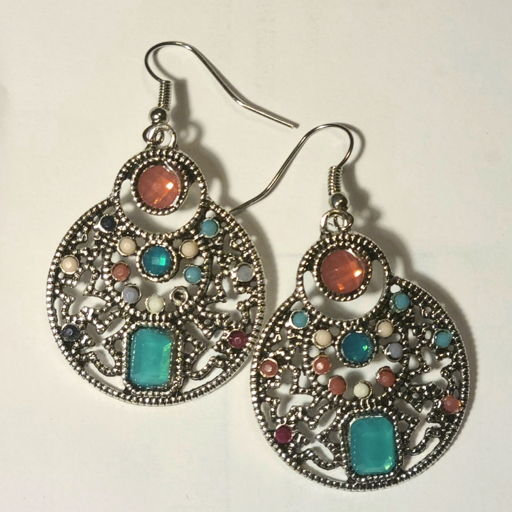 Rhinestone Chandelier Earrings